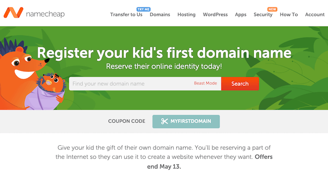 These five people are getting a free .COM for their baby compliments of Namecheap