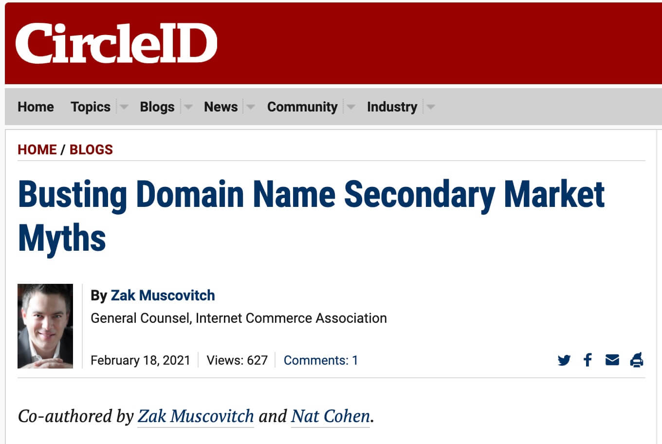 Secondary Domain Market Myths